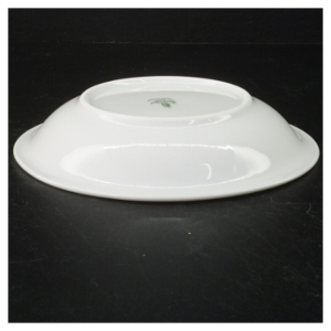 6 pastatallerkener/dybe tallerkener, hvidt porcelæn(str. 20 cm)