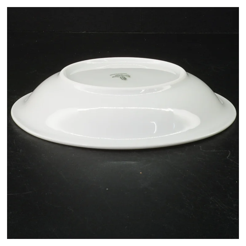 6 pastatallerkener/dybe tallerkener, hvidt porcelæn(str. 20 cm)