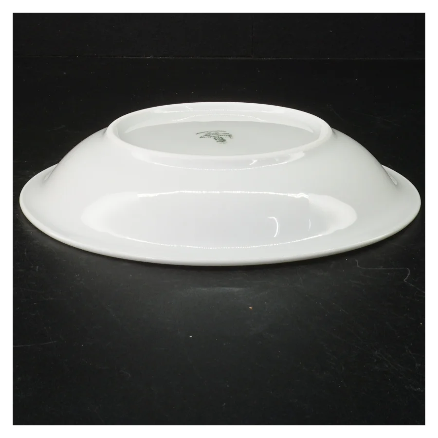 6 pastatallerkener/dybe tallerkener, hvidt porcelæn(str. 20 cm)