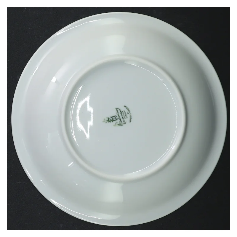 6 pastatallerkener/dybe tallerkener, hvidt porcelæn(str. 20 cm)