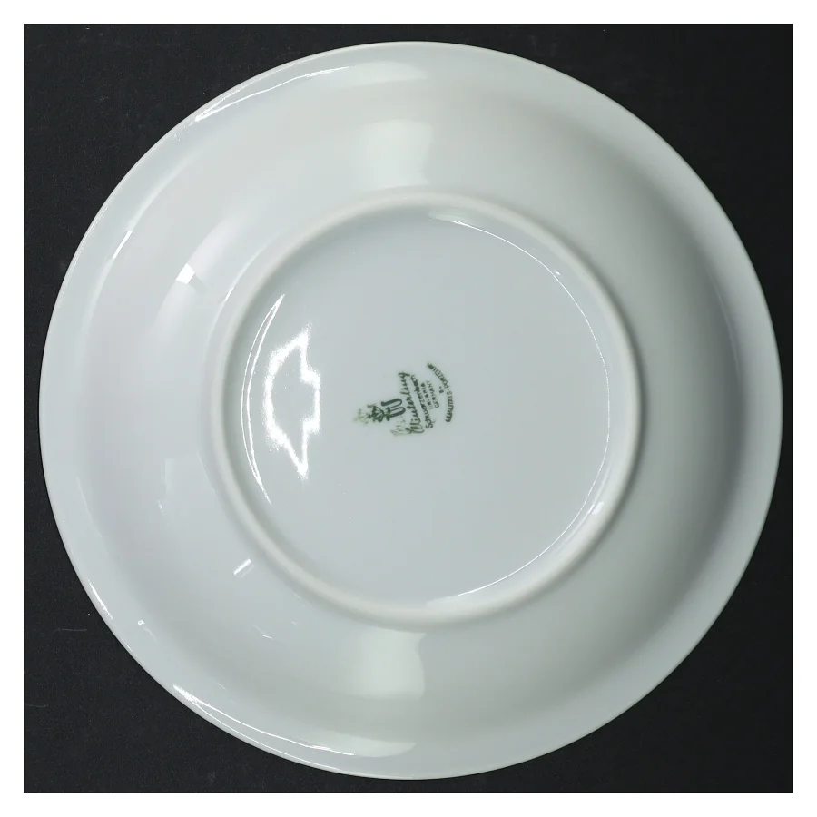 6 pastatallerkener/dybe tallerkener, hvidt porcelæn(str. 20 cm)