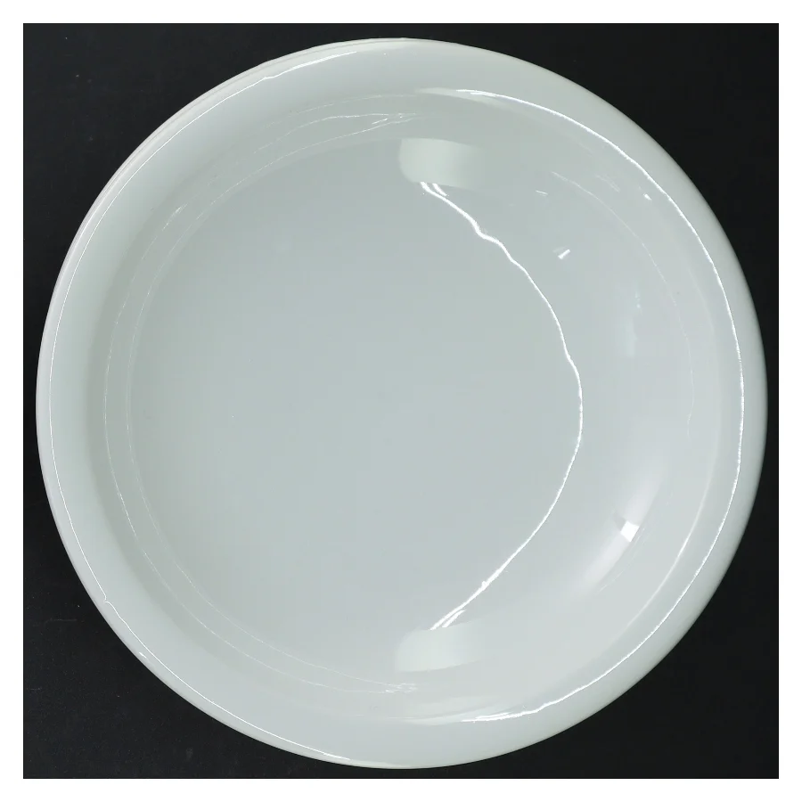 6 pastatallerkener/dybe tallerkener, hvidt porcelæn(str. 20 cm)