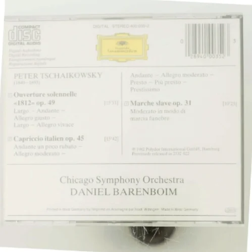 Tchaikovsky: Ouverture 1812, Capriccio italien, Marche slave (DVD)