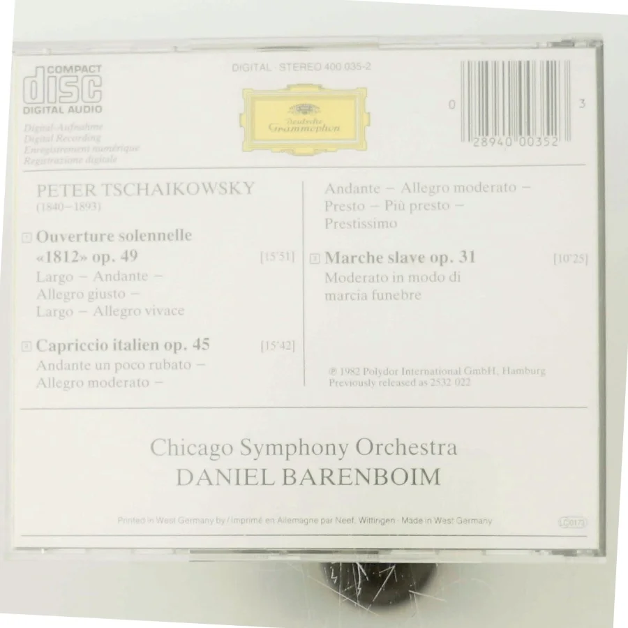 Tchaikovsky: Ouverture 1812, Capriccio italien, Marche slave (DVD)