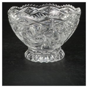 Krystalskål (str. 16 cm)