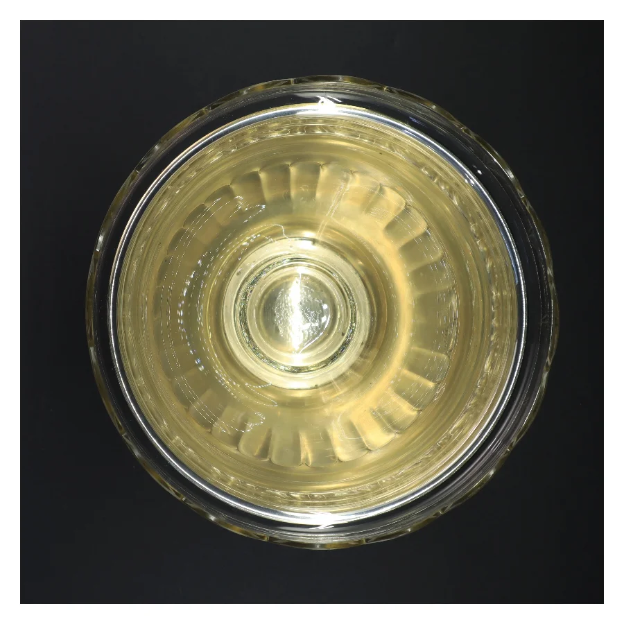 Stor opsats i sølvplet med glasindsats  (str. 24 x 22 cm)