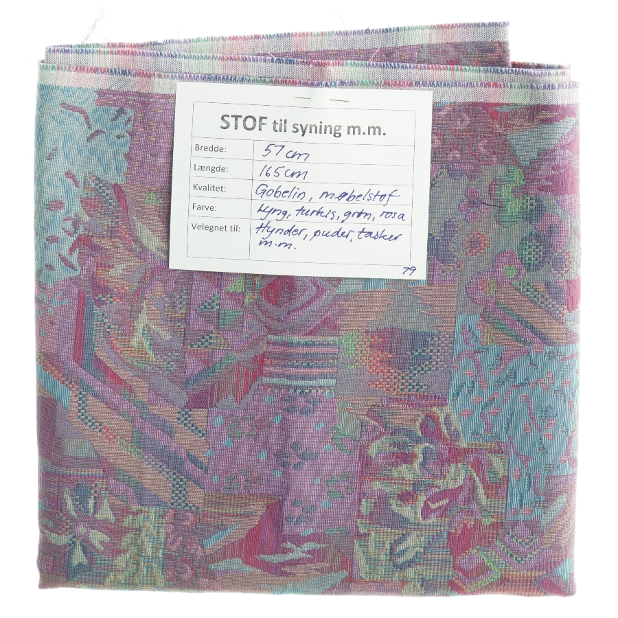 Gobelinstof til møbler, puder m.m. (57 cm x 155 cm)