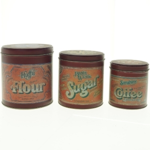 Dekorative dåser fra Søstrene Grene (str. 15 x 17 cm 14 x 16 cm og, 11 x 12 cm)