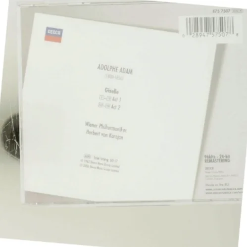 Adam: Giselle, Herbert Von Karajan (CD)                                        <span class="label label-blank pull-right" style="margin-right: 3px;">Remastered edition</span> (DVD)