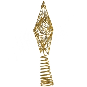 Juletræstopstjerne i guld