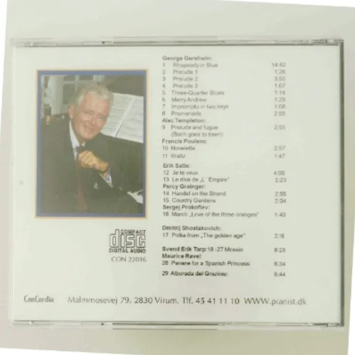 Rhapsody in Blue og andre mesterværker fra det 20. århundrede, Mogens Dalgaard (DVD)