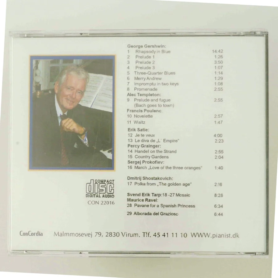 Rhapsody in Blue og andre mesterværker fra det 20. århundrede, Mogens Dalgaard (DVD)