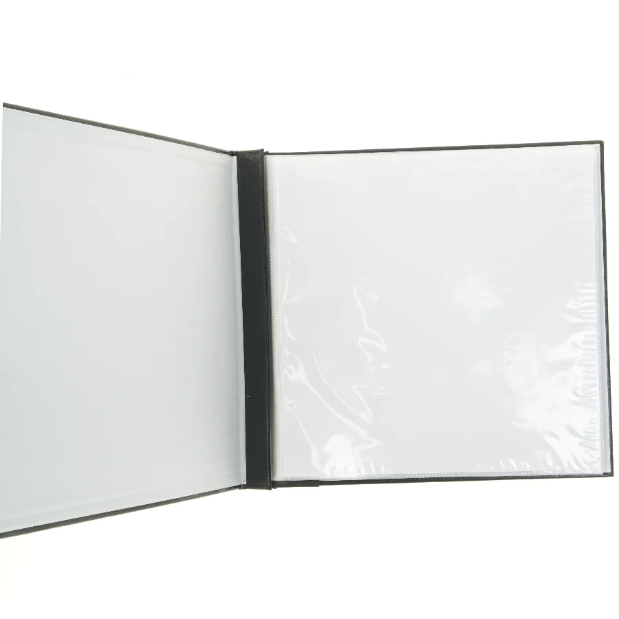 Sort præsentationsmappe (Ca. 35 x 35 cm)