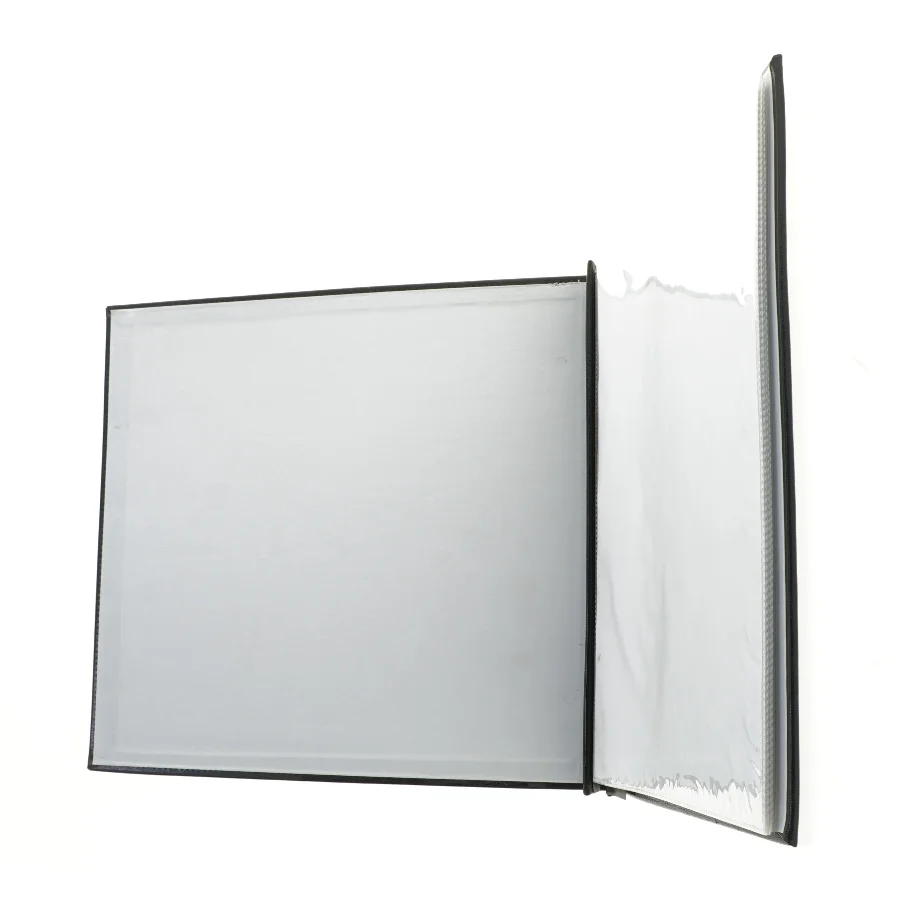 Sort præsentationsmappe (Ca. 35 x 35 cm)