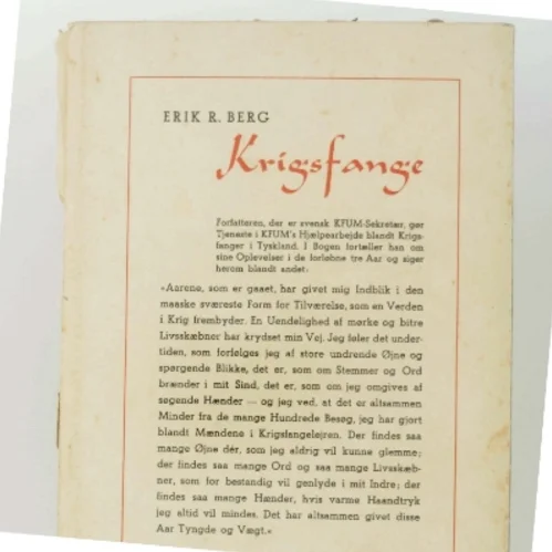 Krigsfange af Erik R. Berg (Bog)