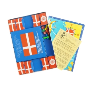 Danmark Rundt brætspil (str. 33 x, 22,5 cm)