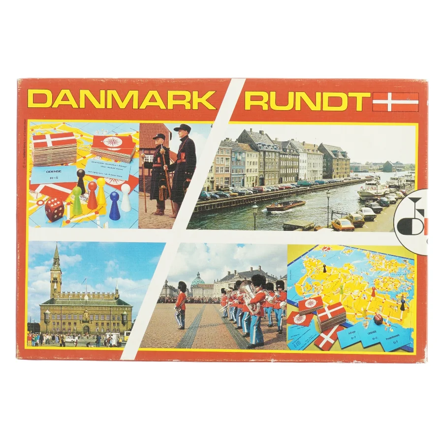 Danmark Rundt brætspil (str. 33 x, 22,5 cm)