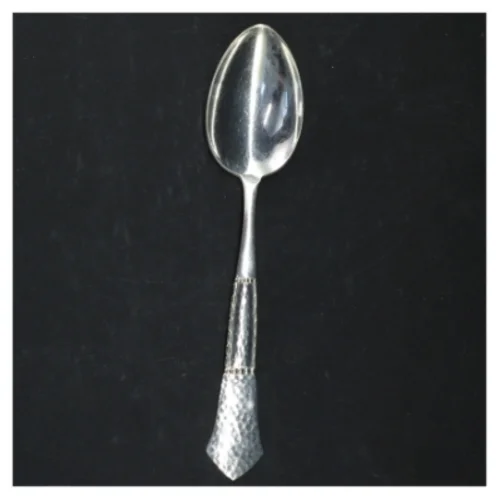 4 dessertskeer, 2-tårnet sølvplet, Louise 