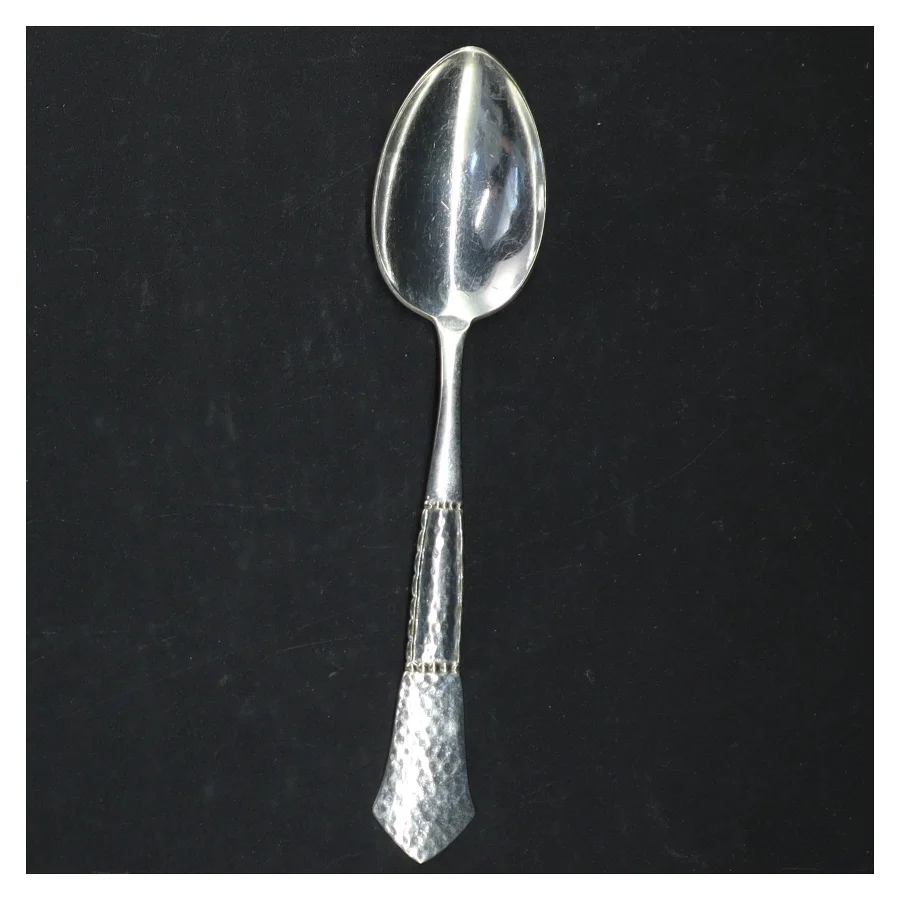 4 dessertskeer, 2-tårnet sølvplet, Louise 