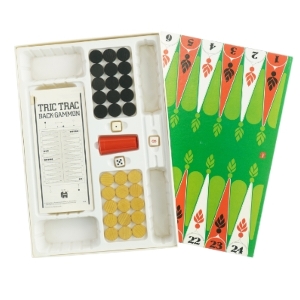 Backgammon brætspil (str. 39 x 27 cm)