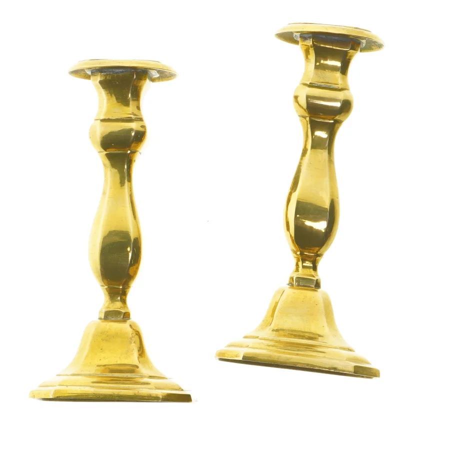 Messinglysestager (str. 20 x 10 cm)