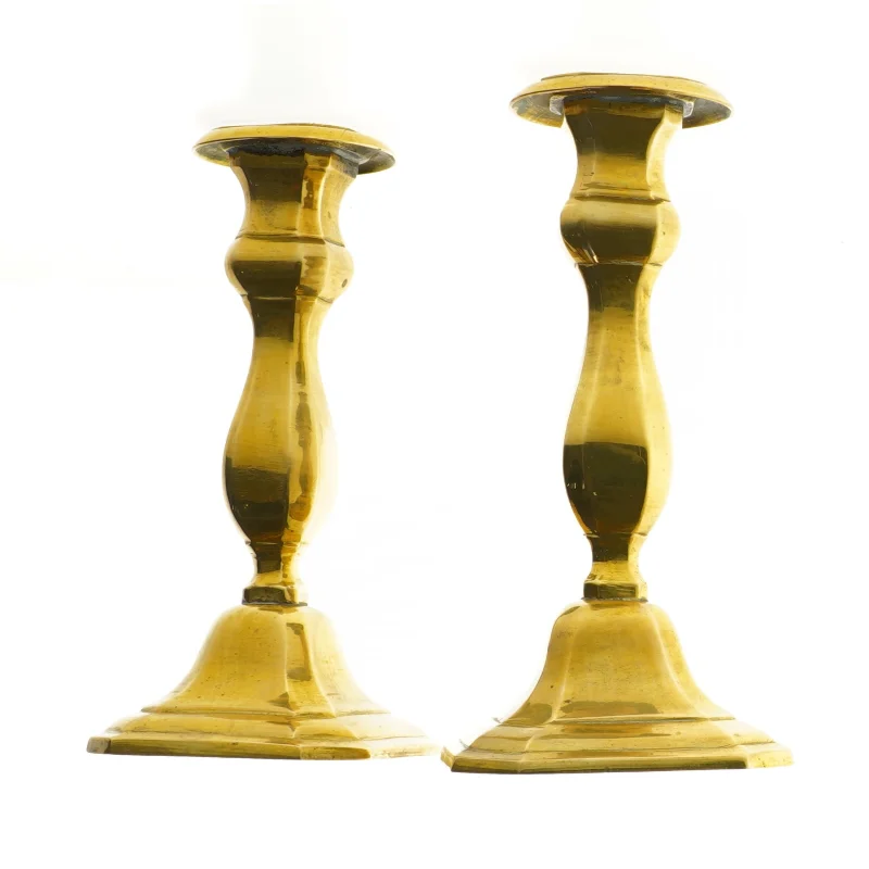 Messinglysestager (str. 20 x 10 cm)