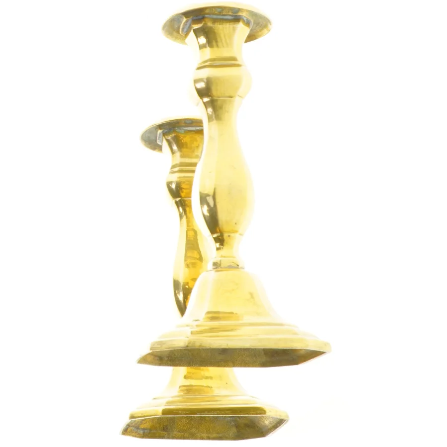 Messinglysestager (str. 20 x 10 cm)