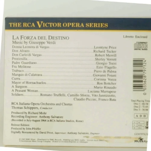 Verdi: La Forza Del Destino med Leontyne Price (DVD)