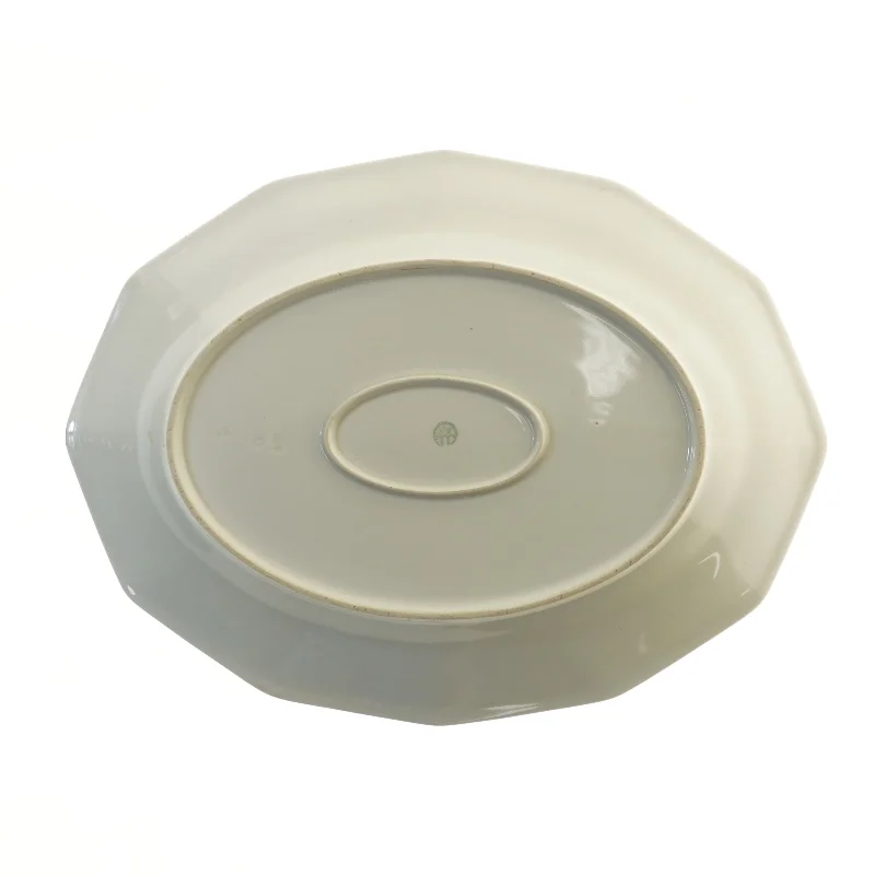 Stort serveringsfad i porcelæn fra Schlaggenwald (str. 47 cm)