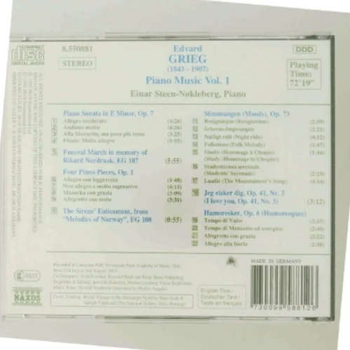 Piano Music 1 (DVD)