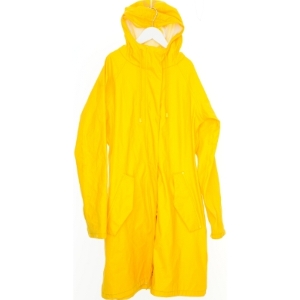 Gul regnjakke med hætte fra Hummel (str. XS)