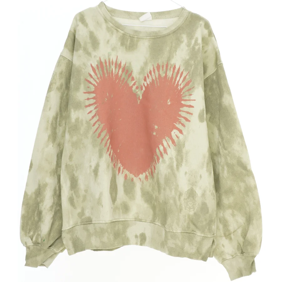 Sweatshirt med hjerte fra H&M (str. 152)