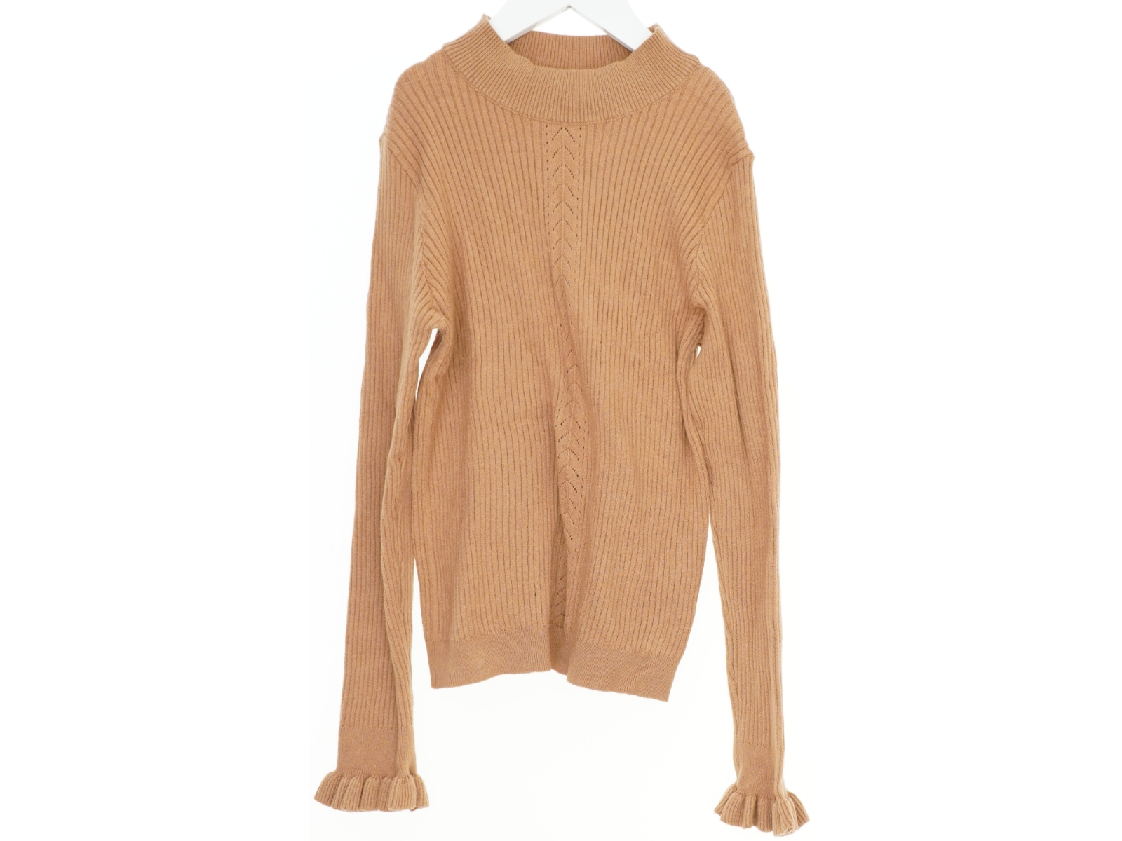 Beige strikket trøje fra Name It (str. 152)