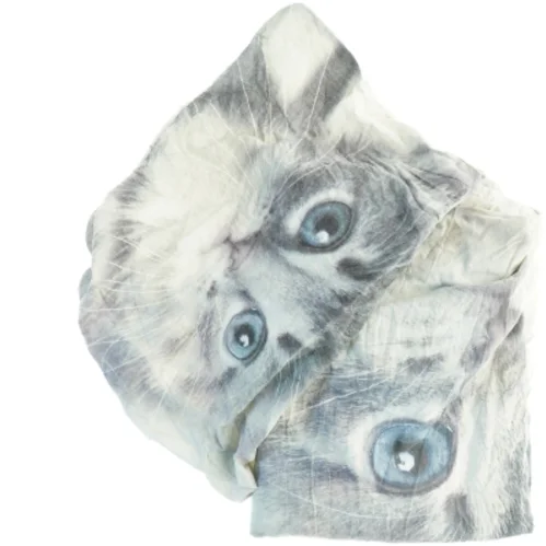 Sengesæt med katteprint (str. 130 x 176 cm og 55 x 51 cm)