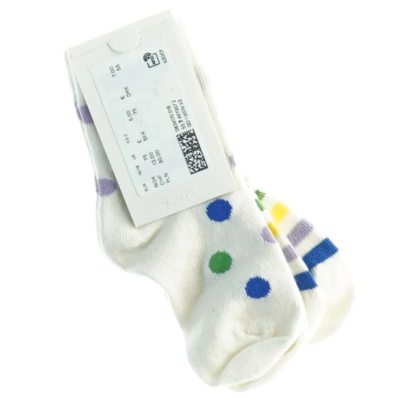 Nye Arket multifarvede bomuldsstrømper (str. 16 / 18)