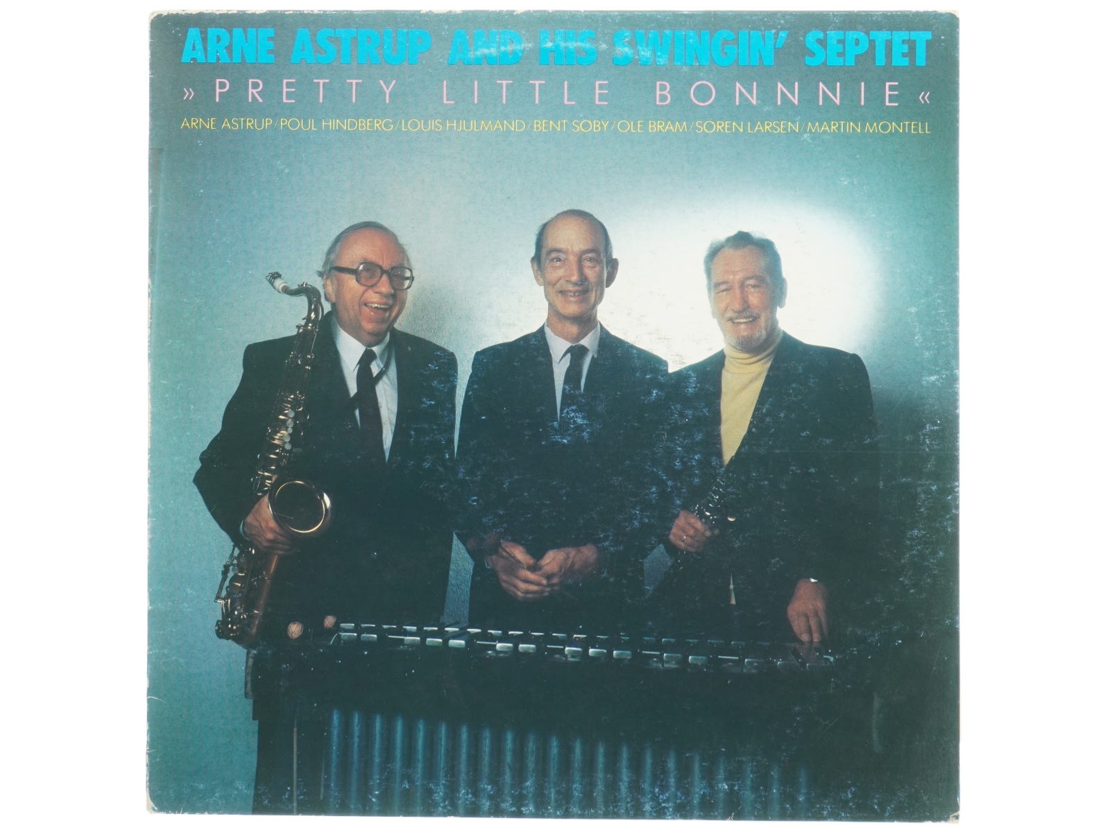 Arne Astrup og hans Swingin' Septet vinylplade (str. 31 x 31 cm)