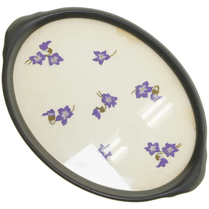 Vintage bakke med blomstermotiv (str. 42 x 27 cm)