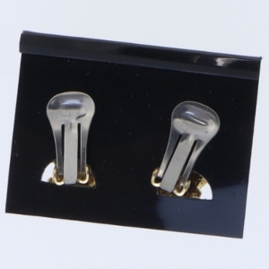 Guldfarvede øre klips med spiraldesign fra Fashion (str. 2 cm)