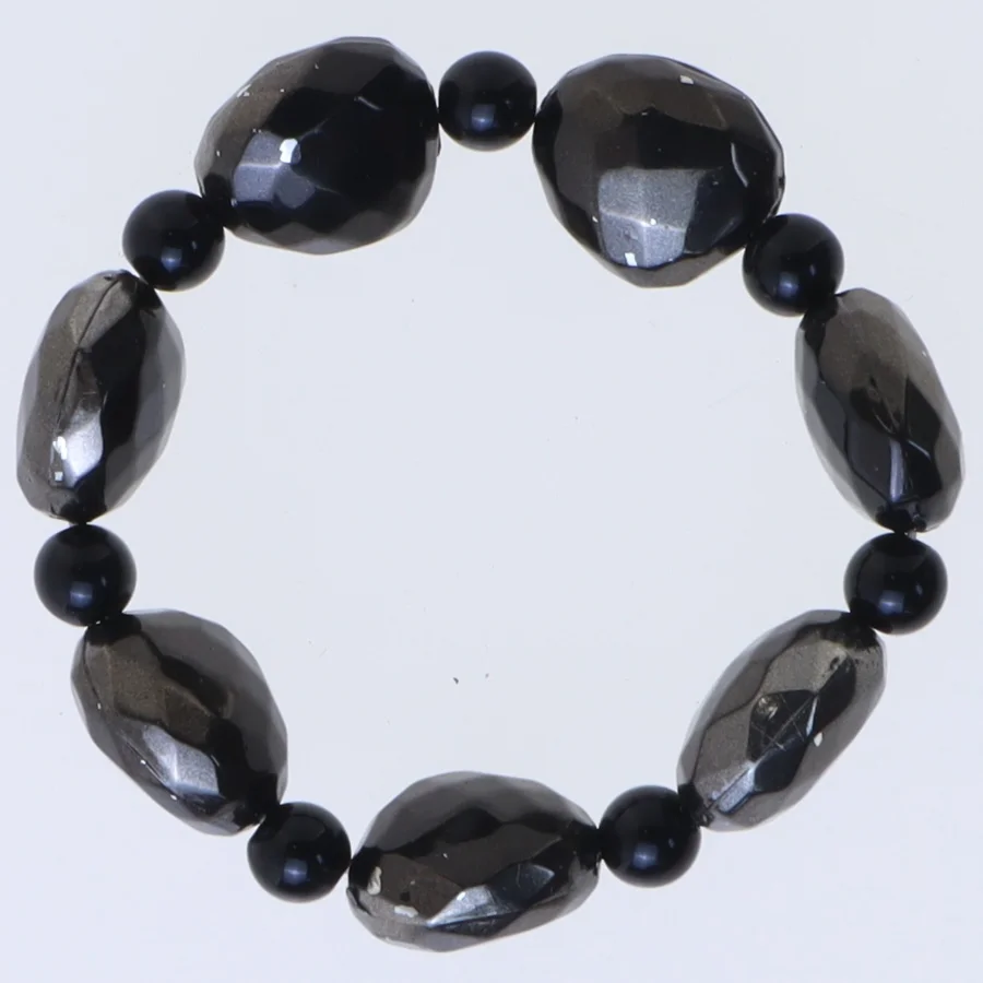 Perlearmbånd, bijouteri (str. Ø 6 cm)