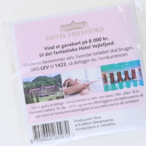Reklamearmbånd med vedhæng