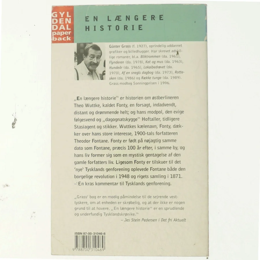 En længere historie af Günter Grass (Bog)