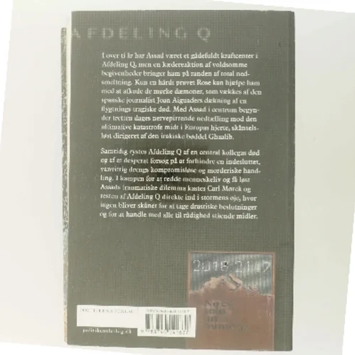 Afdeling Q - Bind 8 af Jussi Adler-Olsen (Bog)