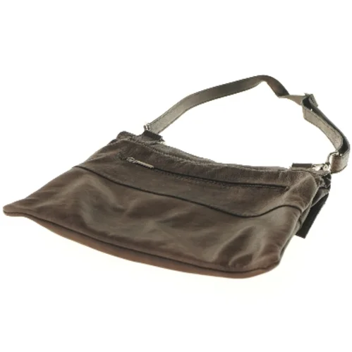 Brun skuldertaske (str. 32x28 cm)