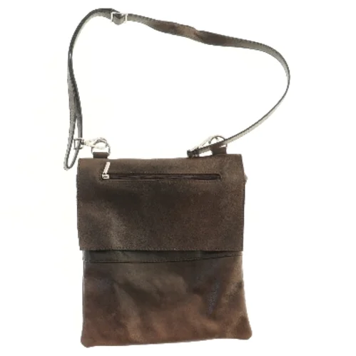 Brun skuldertaske (str. 32x28 cm)