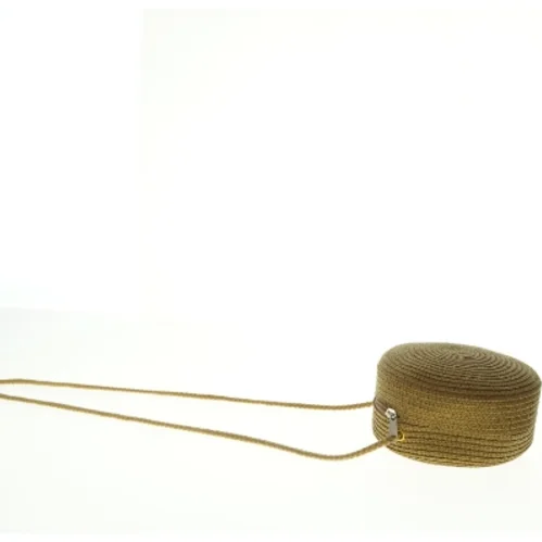 Flettet rund skuldertaske (str. Ø 16 cm)