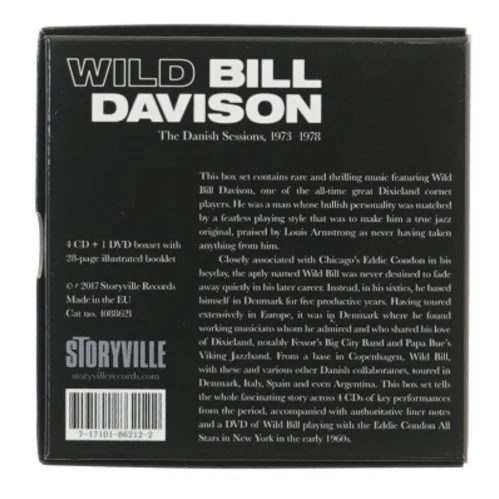 Wild Bill Davison - The Danish Sessions Box Set fra Storyville