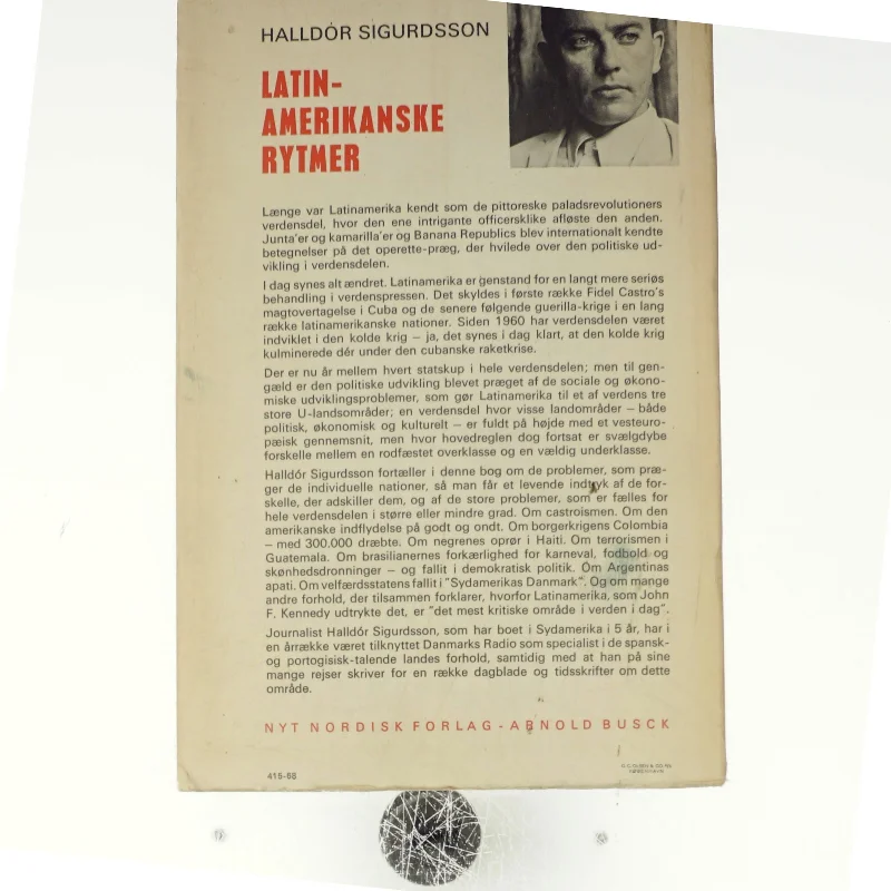 Latinamerikanske rytmer af Halldór Sigurdsson (bog)