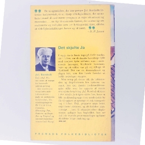 Det skjulte Ja af Jul. Bomholt (Bog)