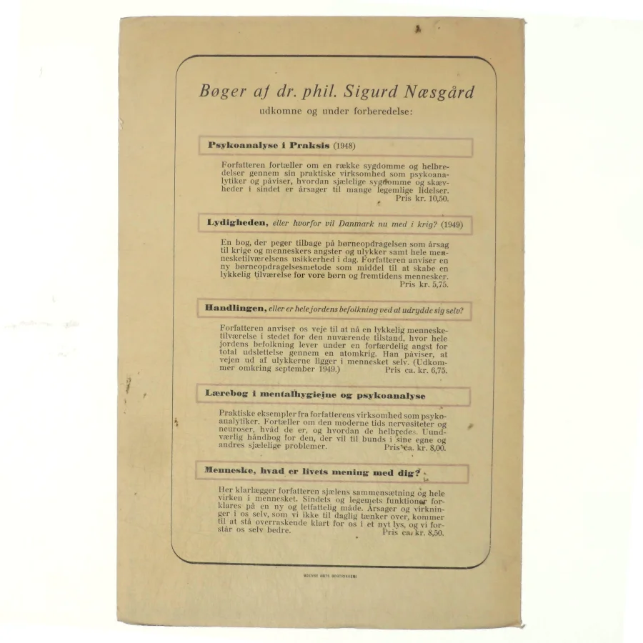 Sigurd Næsgaard: Lydigheden