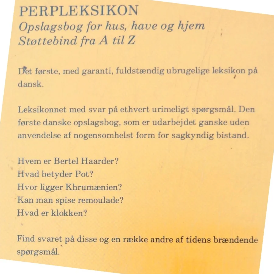 PerpLeksikon af Peer Phied (Bog)